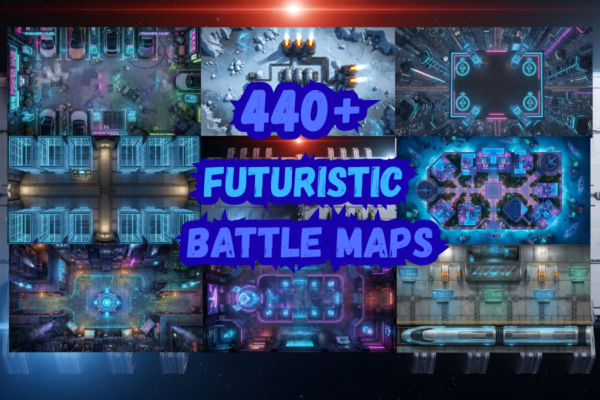 1 460 Futuristic Battle Maps