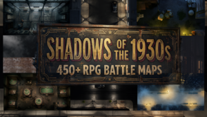 Shadows of the 1930s: 450+ RPG Battle Maps