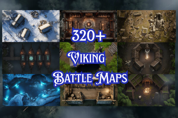 1 320+ Viking Battle Maps: Nordic Realms