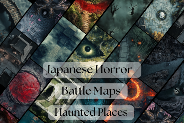 1 Japanese Horror Battle Maps: Haunted Places