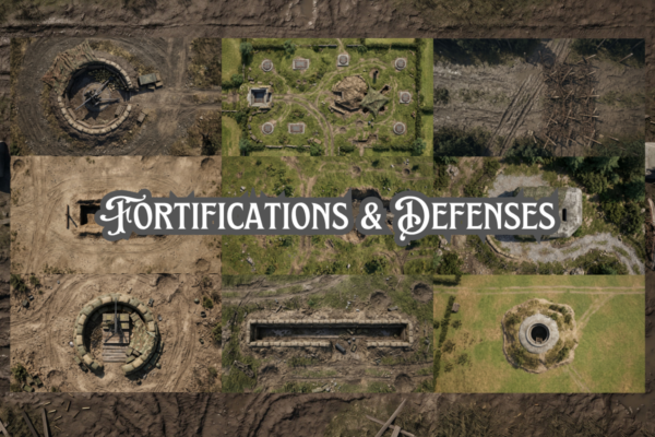 12 World War II Frontlines – 500+ Battle Maps for TTRPG & VTT