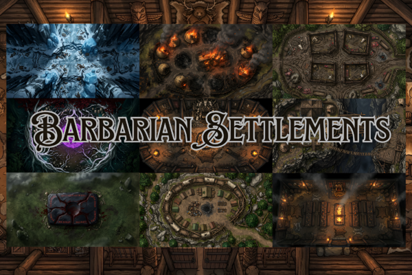 15 Mythic Realms – 1800 Fantasy Battle Maps -April 2026 Edition