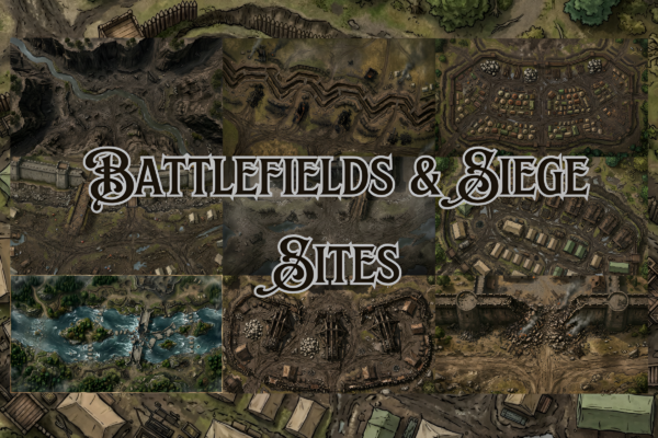 18 Mythic Realms – 1800 Fantasy Battle Maps -April 2026 Edition