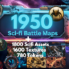 1950 Sci-Fi Battle Maps( Maps, Assets, Textures)