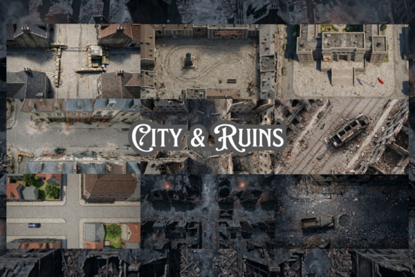 2 World War II Frontlines – 500+ Battle Maps for TTRPG & VTT
