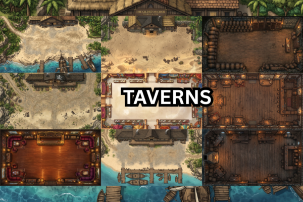 Pirate Battle Maps: Seas of Adventure