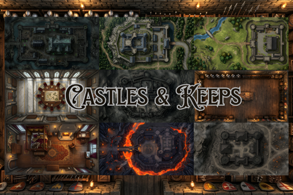22 Mythic Realms – 1800 Fantasy Battle Maps -April 2026 Edition