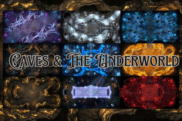 25 Mythic Realms – 1800 Fantasy Battle Maps -April 2026 Edition