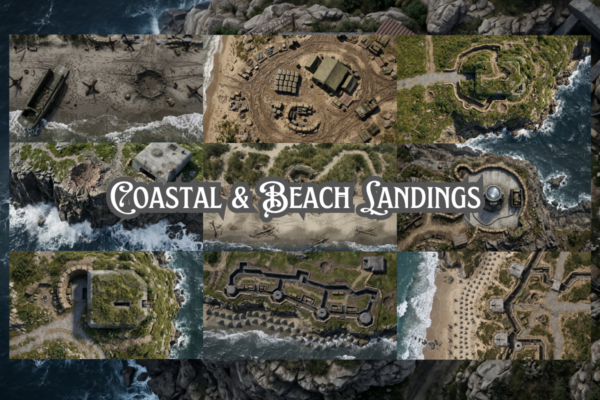 25 World War II Frontlines – 500+ Battle Maps for TTRPG & VTT