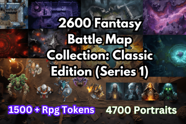 Fantasy Maps +Portraits+TokensSERIES