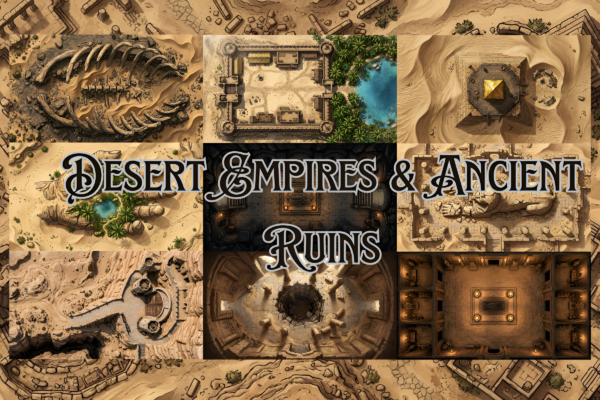 31 Mythic Realms – 1800 Fantasy Battle Maps -April 2026 Edition
