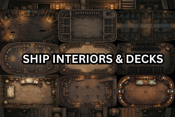 Pirate Battle Maps: Seas of Adventure