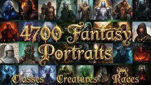 4700 Fantasy Portraits