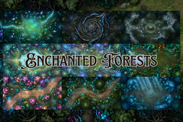 49 Mythic Realms – 1800 Fantasy Battle Maps -April 2026 Edition