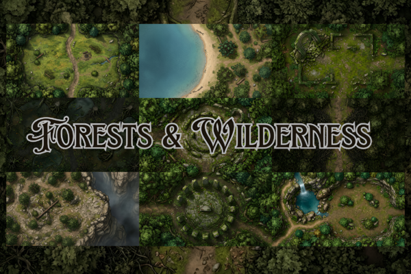 52 Mythic Realms – 1800 Fantasy Battle Maps -April 2026 Edition