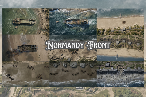 52 World War II Frontlines – 500+ Battle Maps for TTRPG & VTT