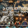 5civilization Ancient and Pre-Columbian Civilizations: 1250 Battle Maps