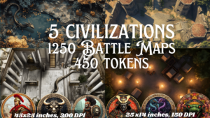5civilization Ancient and Pre-Columbian Civilizations: 1250 Battle Maps