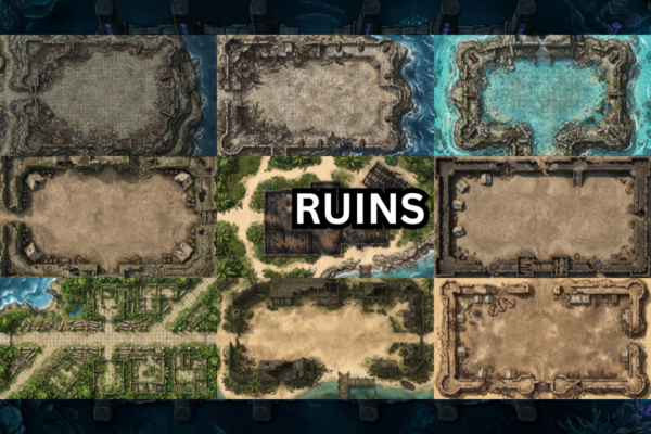 Pirate Battle Maps: Seas of Adventure