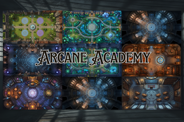 9 Mythic Realms – 1800 Fantasy Battle Maps -April 2026 Edition