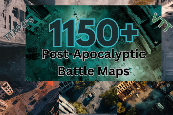 Apocalyptic Ks Post-Apocalyptic RPG Maps: A World of Total Destruction