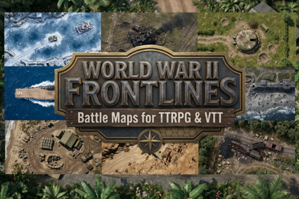 Title World War II Frontlines – 500+ Battle Maps for TTRPG & VTT