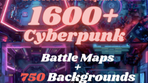 cyberpunk battle map